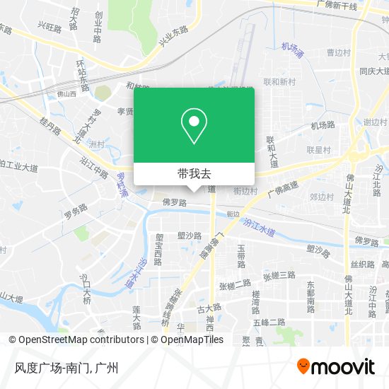 风度广场-南门地图