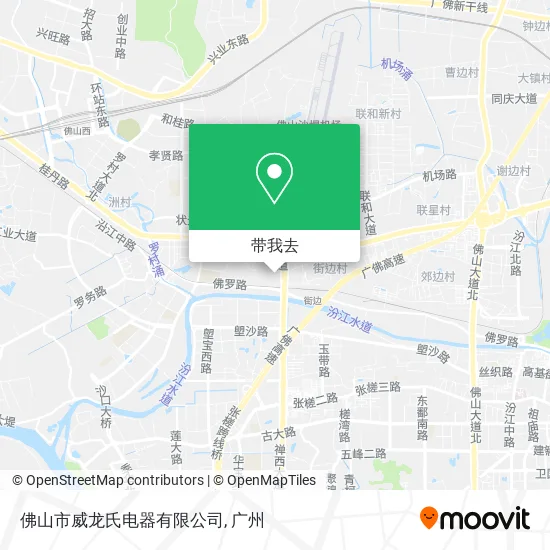 佛山市威龙氏电器有限公司地图