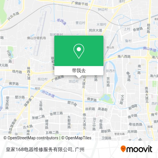 皇家168电器维修服务有限公司地图