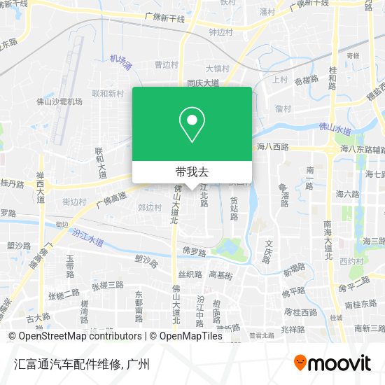 汇富通汽车配件维修地图