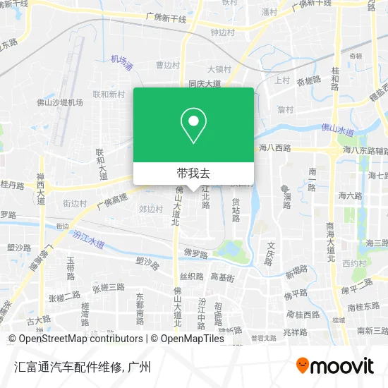 汇富通汽车配件维修地图