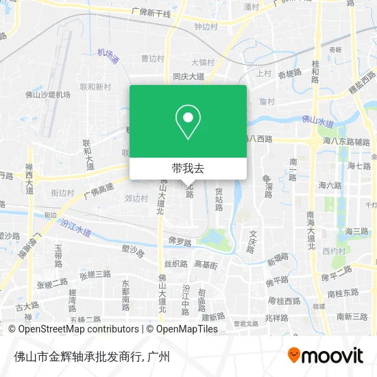 佛山市金辉轴承批发商行地图