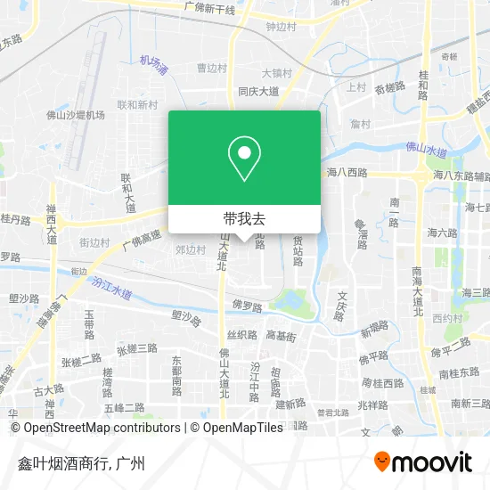 鑫叶烟酒商行地图