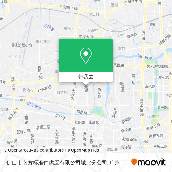 佛山市南方标准件供应有限公司城北分公司地图