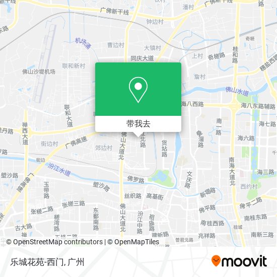 乐城花苑-西门地图