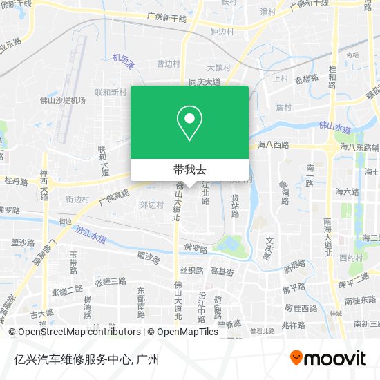 亿兴汽车维修服务中心地图