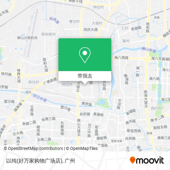 以纯(好万家购物广场店)地图