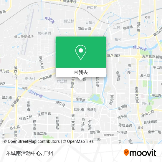 乐城南活动中心地图