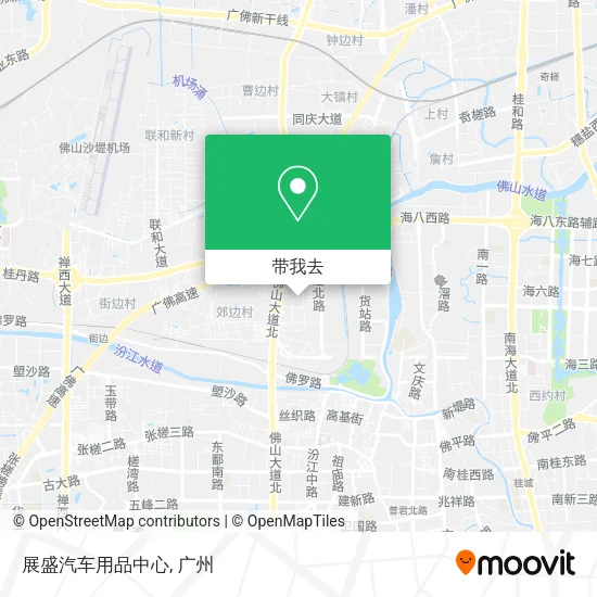 展盛汽车用品中心地图