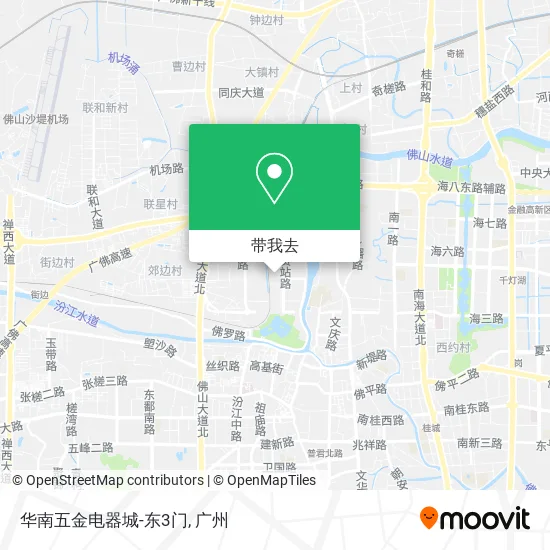 华南五金电器城-东3门地图