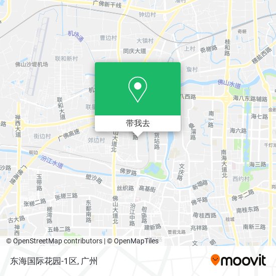 东海国际花园-1区地图
