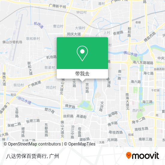 八达劳保百货商行地图