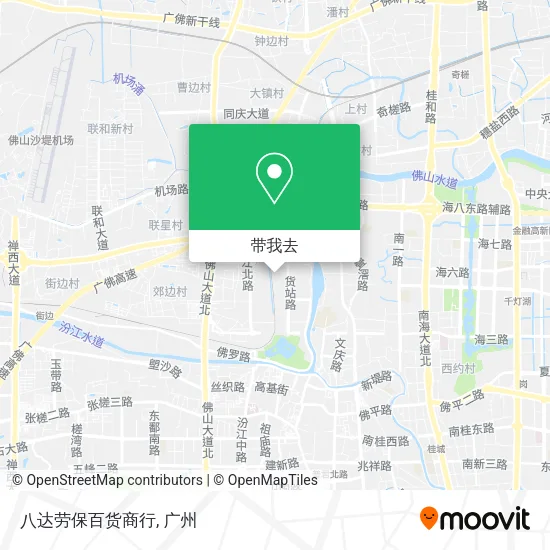 八达劳保百货商行地图