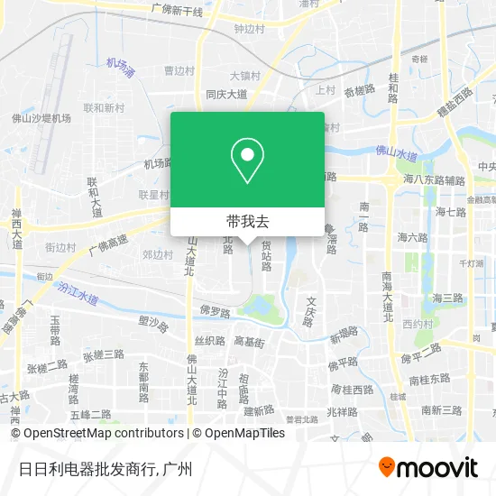 日日利电器批发商行地图