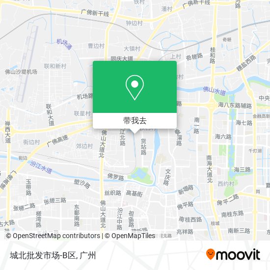城北批发市场-B区地图