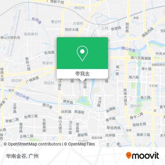 华南金谷地图