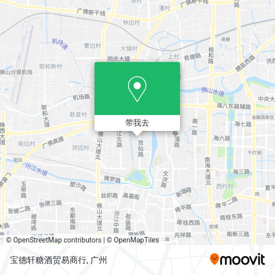 宝德轩糖酒贸易商行地图