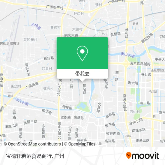 宝德轩糖酒贸易商行地图