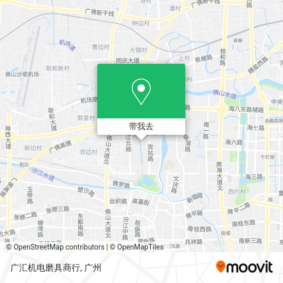 广汇机电磨具商行地图