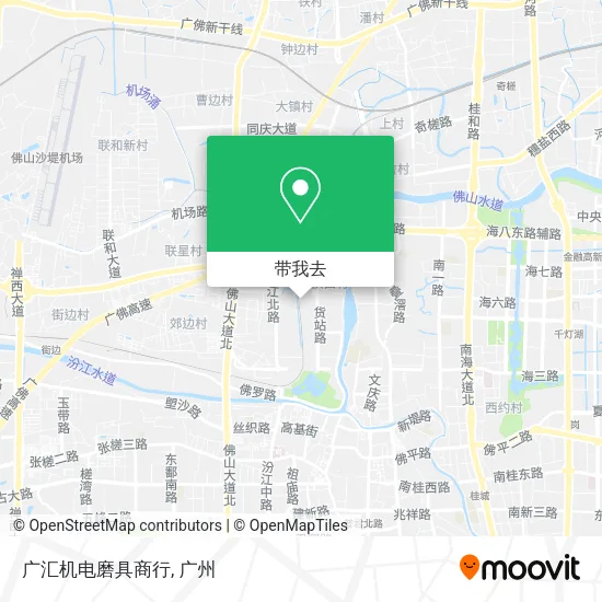 广汇机电磨具商行地图