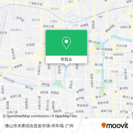 佛山市水果综合批发市场-停车场地图