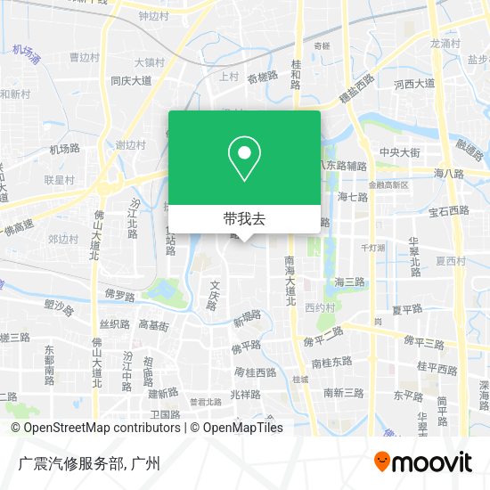 广震汽修服务部地图