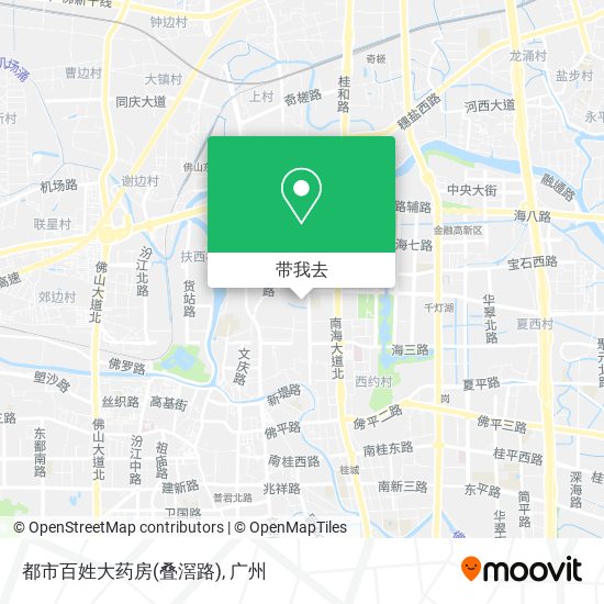 都市百姓大药房(叠滘路)地图