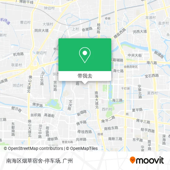 南海区烟草宿舍-停车场地图