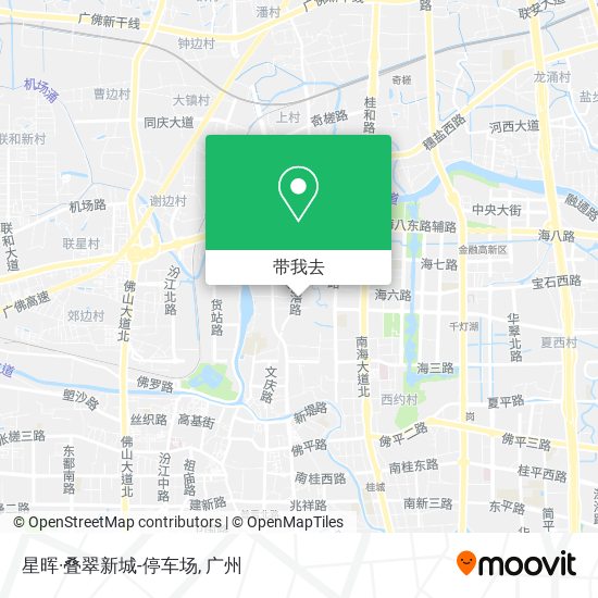星晖·叠翠新城-停车场地图
