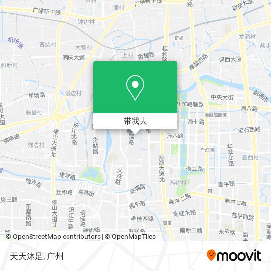 天天沐足地图