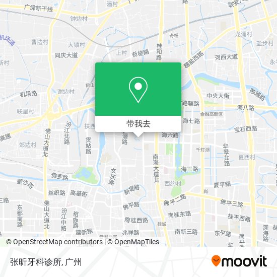 张昕牙科诊所地图