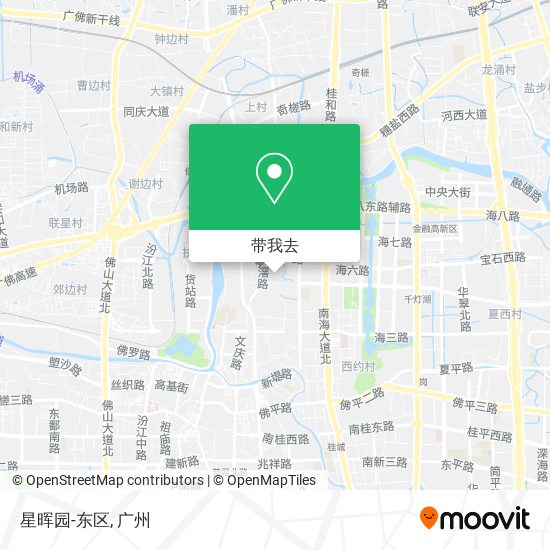 星晖园-东区地图