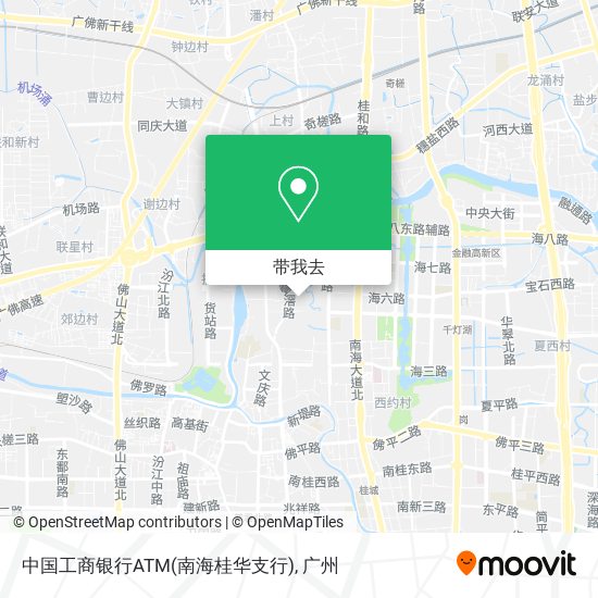 中国工商银行ATM(南海桂华支行)地图