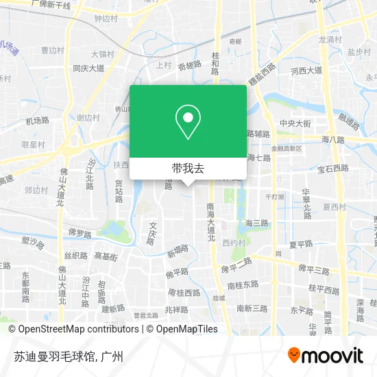 苏迪曼羽毛球馆地图