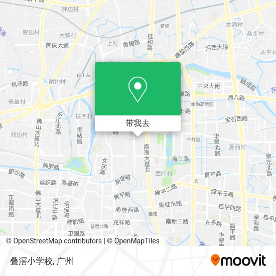 叠滘小学校地图