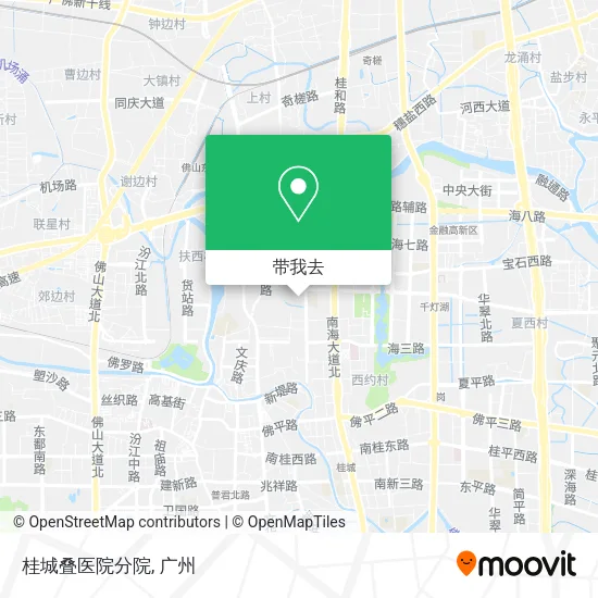 桂城叠医院分院地图