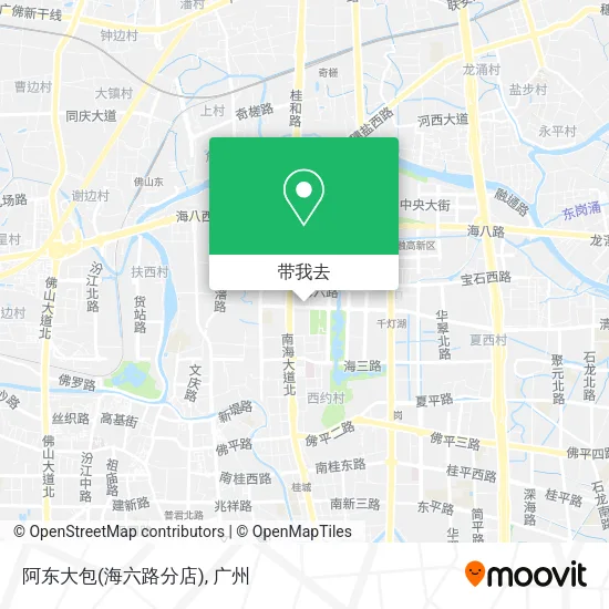 阿东大包(海六路分店)地图