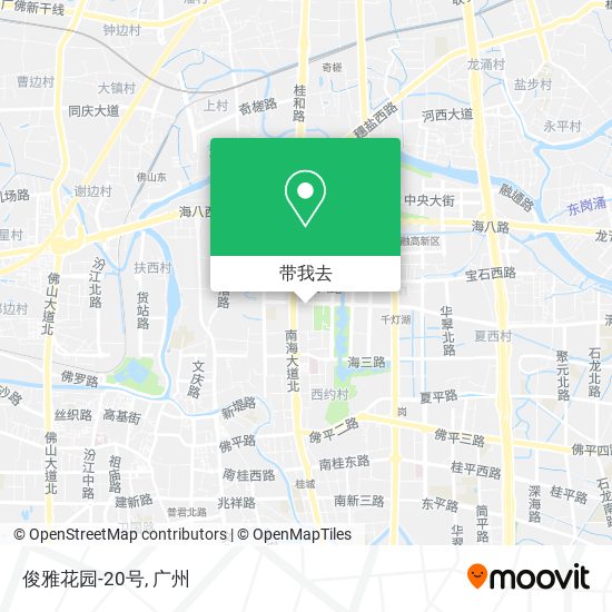 俊雅花园-20号地图