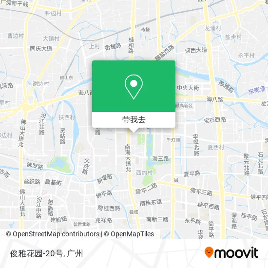 俊雅花园-20号地图