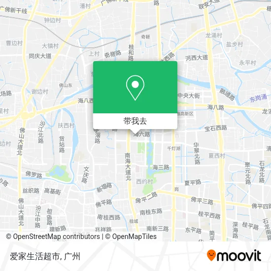 爱家生活超市地图