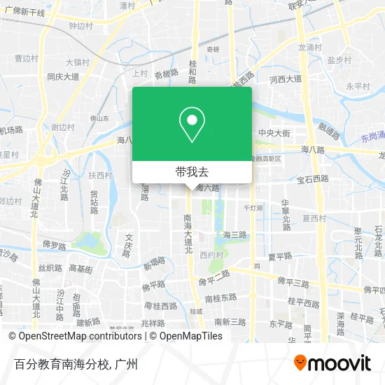 百分教育南海分校地图