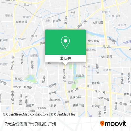 7天连锁酒店(千灯湖店)地图