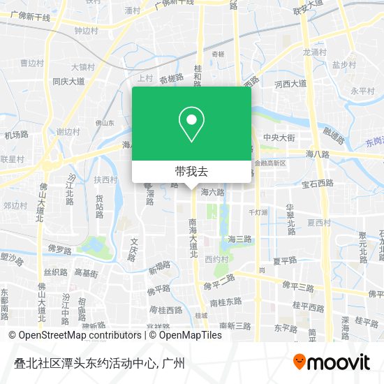 叠北社区潭头东约活动中心地图