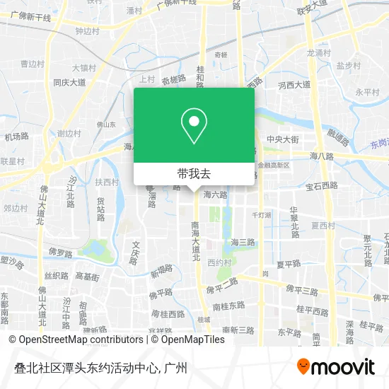 叠北社区潭头东约活动中心地图