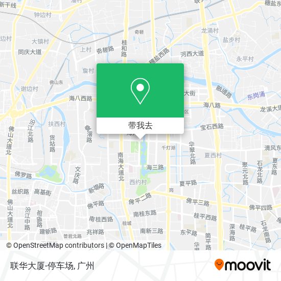 联华大厦-停车场地图