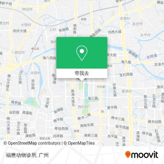 福懋动物诊所地图