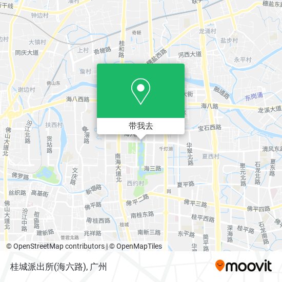 桂城派出所(海六路)地图