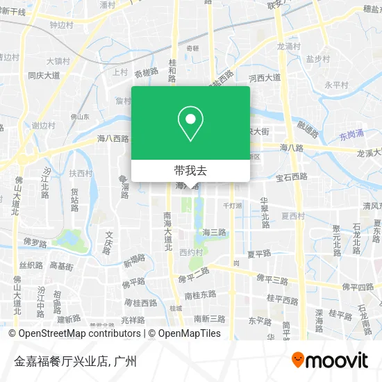 金嘉福餐厅兴业店地图