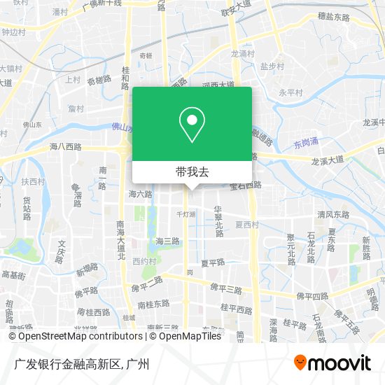 广发银行金融高新区地图