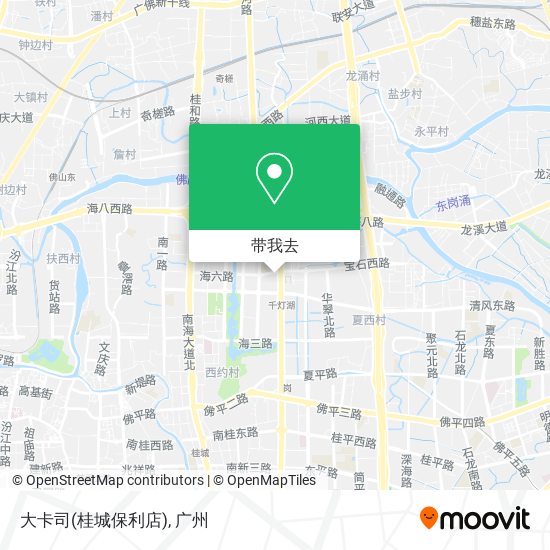 大卡司(桂城保利店)地图